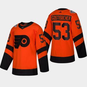 Philadelphia Flyers Trikot Shayne Gostisbehere Coors Light 2019 Stadium Series Orange Authentic